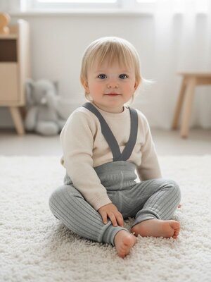 Соль&Перец Штанишки 576955 SP149 серый меланж