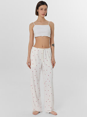 MARK FORMELLE Брюки 577020 532537 сердечки на св.молочном