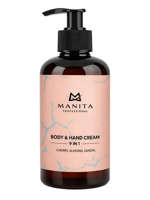 MANITA Парфюмированный крем для рук и тела / Cherry, Almond, Sandal, 300 мл 577101 28307 