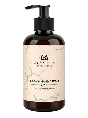 MANITA Парфюмированный крем для рук и тела / Jasmine, Amber, Cedar, 300 мл 577115 28309 