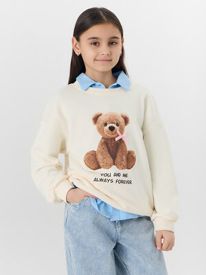 MARK FORMELLE Свитшот 577167 127958 молочный +печать