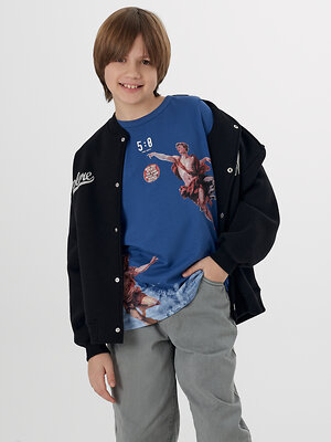 MARK FORMELLE Футболка 577237 113455 синий +печать