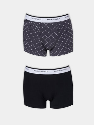 MARK FORMELLE Трусы 577282 411228-2 узор сетка на т.сером +черный