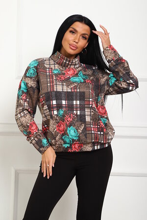 Натали Джемпер 577309 20689 коричневый