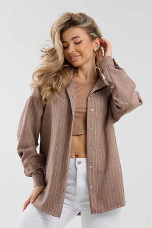 Натали Рубашка 577337 36987 коричневый
