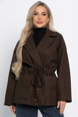 LT Collection Пальто 577437 Б15088-7М коричневый