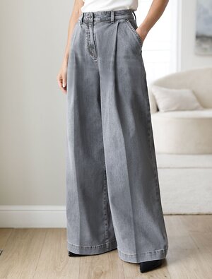 VILATTE Джинсы 577474 D54.307 серый