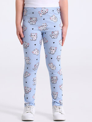 Апрель Легинсы 577538 1ДРЛ3848001н котята с сердечками на сиреневом