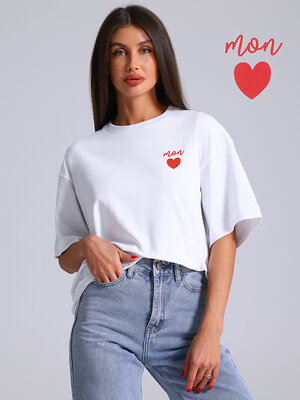 Апрель Футболка 577597 1ЖДФК4661804 белый