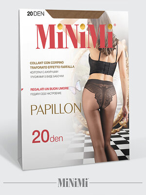 Minimi Колготки 577648 PAPILLON 20 Caramello (Бежевый)