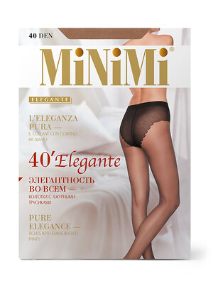 Minimi Колготки 577891 ELEGANTE 40 Nero (Черный)
