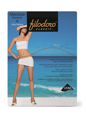 Filodoro Колготки 577893 ABSOLUTE SUMMER 8 Vita Bassa Playa (Бежевый)