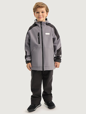 NIKASTYLE Ветровка 578047 4л15526 серый/черный