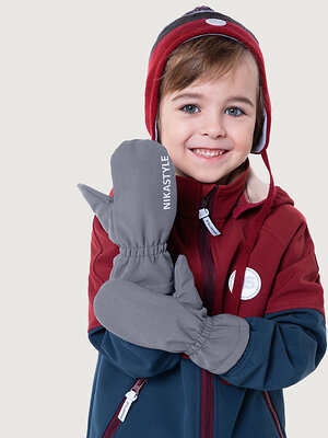 NIKASTYLE Варежки 578055 14л16726 серый