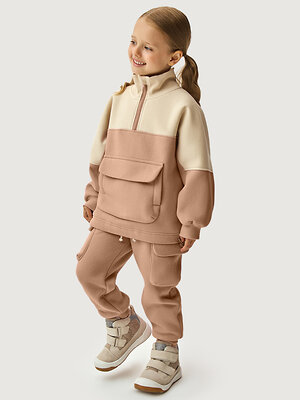 NIKASTYLE Костюм 578079 7т11826 какао/сливочное масло