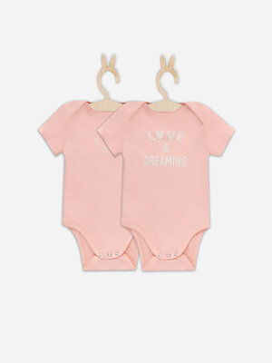 MARK FORMELLE Боди детское 578128 13015-2 розовый +печать