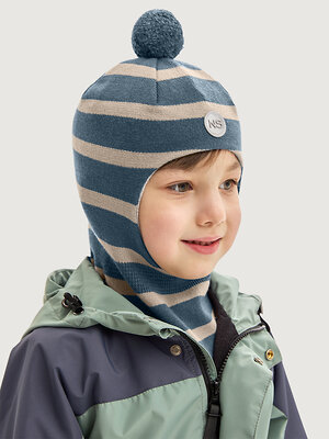 NIKASTYLE Балаклава 578169 10м20526 деним/беж