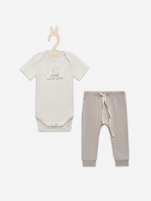 MARK FORMELLE Комплект 578210 89405 молочный +серо -коричневый +печать