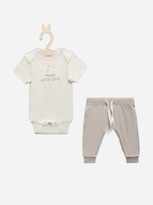 MARK FORMELLE Комплект 578247 89405-1 молочный +серо -коричневый +печать