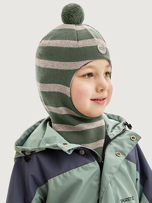 NIKASTYLE Балаклава 578329 10м20526 мох/беж