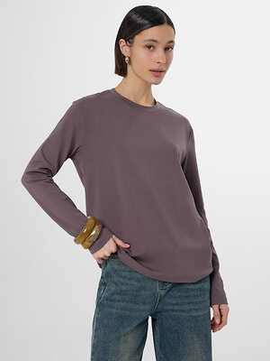 MARK FORMELLE Лонгслив 578433 122952 бордово -серый