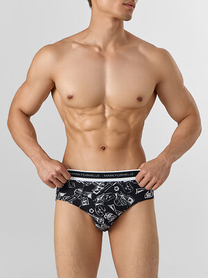 MARK FORMELLE Трусы 578500 411170 пистолеты и деньги на черном