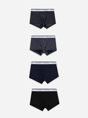 MARK FORMELLE Трусы 578507 411124-4 диагональн. узор на гл.синем +гл.синий +черный +черная гусиная лапка