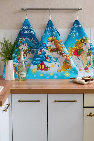 Натали Полотенце 578531 Набор полотенец Символ года Сивка-Бурка голубой