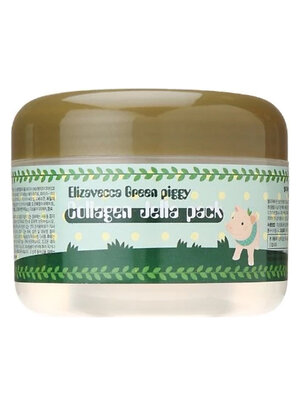 Elizavecca Маска для лица коллагеновая / Green Piggy Collagen Jella Pack, 100 мл 578552 14877 