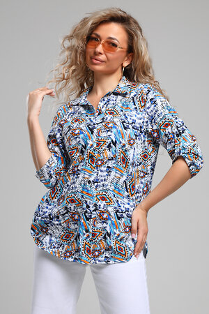 Натали Рубашка 578573 36955 бирюза