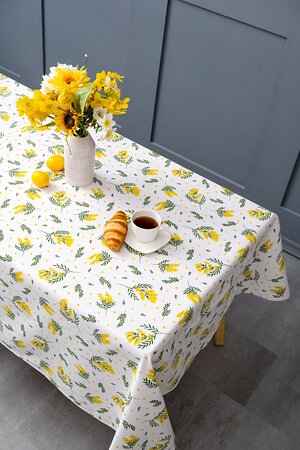 Натали Скатерть 578679 Мимоза скатерть на стол белый