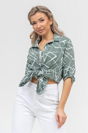 Натали Рубашка 578695 36905 хаки