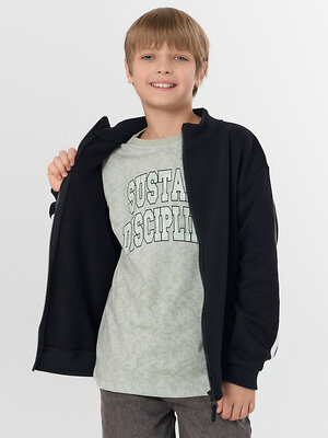 MARK FORMELLE Футболка 578949 113379 милитари ментол +печать