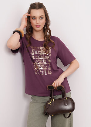 CLEVER Футболка 578987 266682кдт_п сливовый