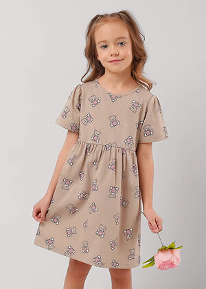 CLEVER Платье 579073 867270кдн бежевый/чёрный