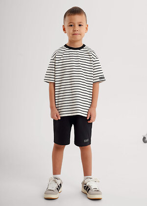 CLEVER Футболка 579076 867273кдн молочный/чёрный