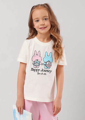 CLEVER Футболка 579123 866266кд_п молочный