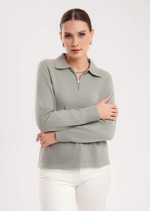 CLEVER Джемпер 579156 364627вн св.хаки