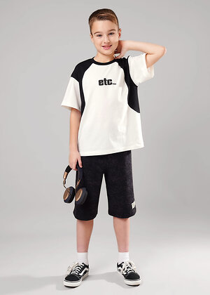 CLEVER Шорты 579190 867276/10ун т.серый/чёрный