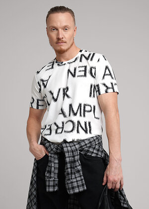 CLEVER Футболка 579213 562404/05гн белый/чёрный