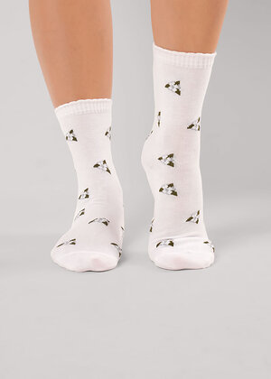 CLEVER Носки 579218 Д5627 белый