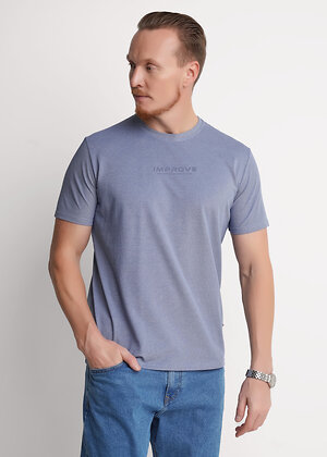 CLEVER Футболка 579304 662308зэ_п джинсовый/св.голубой