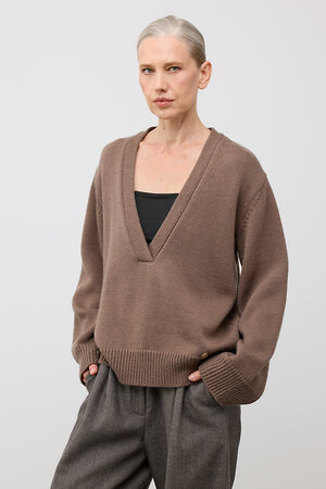 VERY NEAT Джемпер 579396 ЕВ 30261/ш кофейный