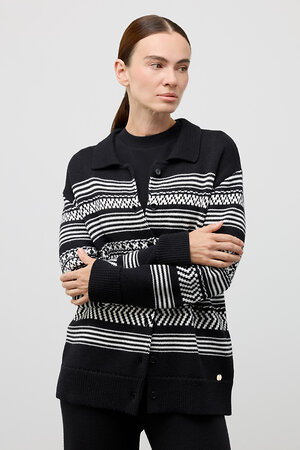 VERY NEAT Кардиган 579480 ЕВ 30279/ш черный