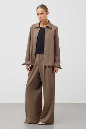 VERY NEAT Рубашка 579547 ЕВТ 3245 черный кофе