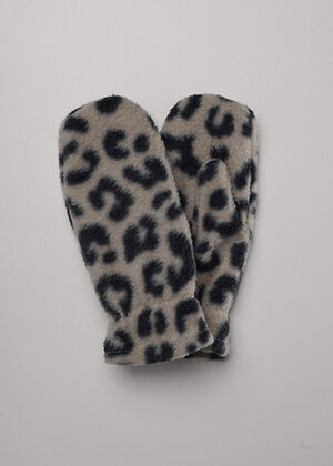 CLEVER Варежки 579551 425978лн бежевый/т.серый