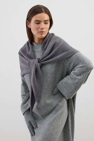 VERY NEAT Шарф 579633 ЕВ 15019/ш серый