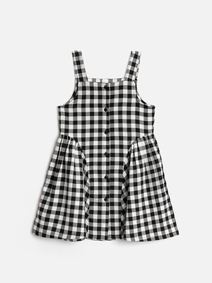 Acoola Платье 579880 20220200911 черно-белая клетка