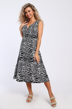 Натали Сарафан 580016 13263 черно-белый