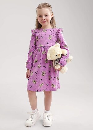 CLEVER Платье 548179 756740кдн т.розовый/чёрный